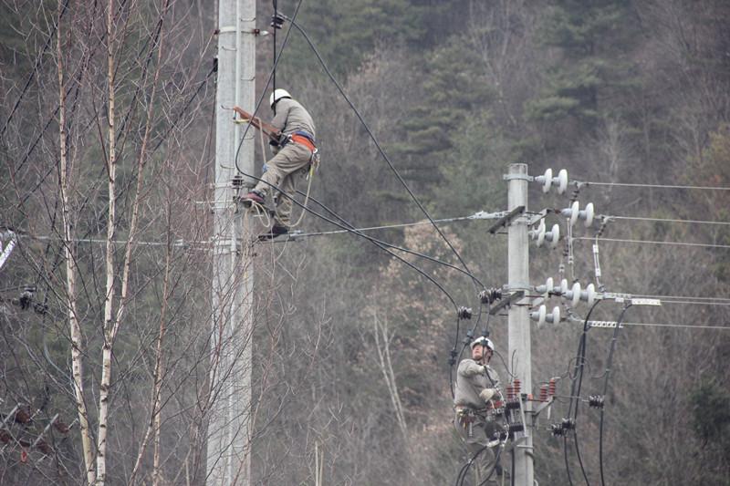 陜西地電留壩供電分公司：實(shí)施農(nóng)石線、索道線分網(wǎng)改造