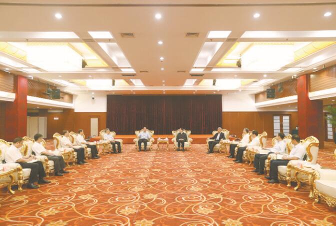 河南省委書記王國生、省長尹弘會(huì)見國家電網(wǎng)董事長、黨組書記毛偉明