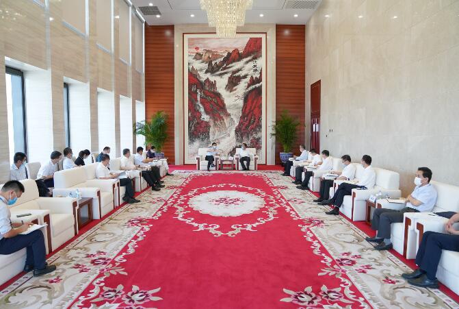 中國能建黨委書記、董事長汪建平會(huì)見陜西省副省長趙剛一行
