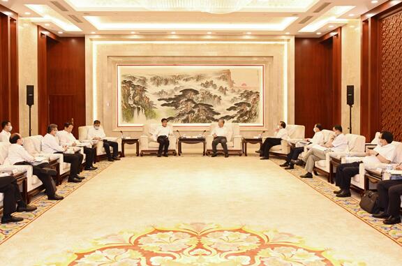 舒印彪拜會(huì)山東省委書記劉家義、省長(zhǎng)李干杰