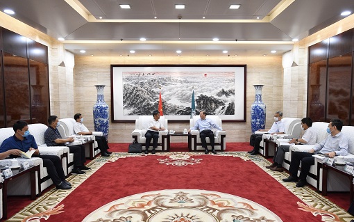 國家電網(wǎng)有限公司總經(jīng)理、黨組副書記辛保安會見寧夏回族自治區(qū)副主席吳秀章