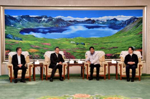 錢(qián)智民拜會(huì)吉林省委書(shū)記巴音朝魯、省長(zhǎng)景俊海并調(diào)研吉電股份