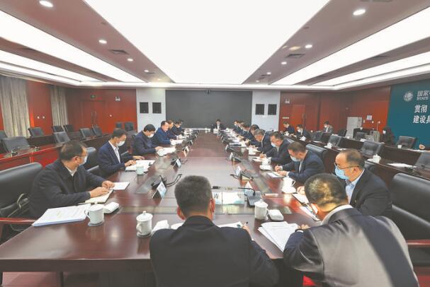 毛偉明董事長、辛保安總經(jīng)理赴國網(wǎng)新疆電力調(diào)研