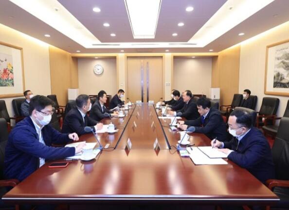 毛偉明會見上海市委常委、副市長吳清