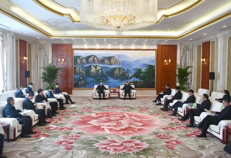 鄒磊拜會(huì)寧夏回族自治區(qū)黨委書記、人大常委會(huì)主任陳潤兒