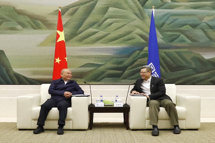 錢智民會(huì)見中國中鐵董事長(zhǎng)、黨委書記陳云