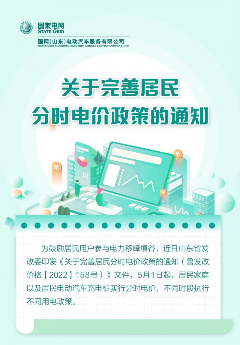 山東居民分時電價政策，5月1日開始執(zhí)行！