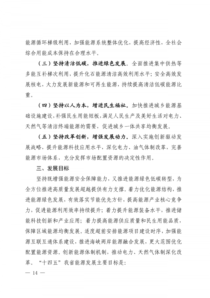 光伏新增300萬千瓦！福建省發(fā)布《“十四五”能源發(fā)展專項規(guī)劃》