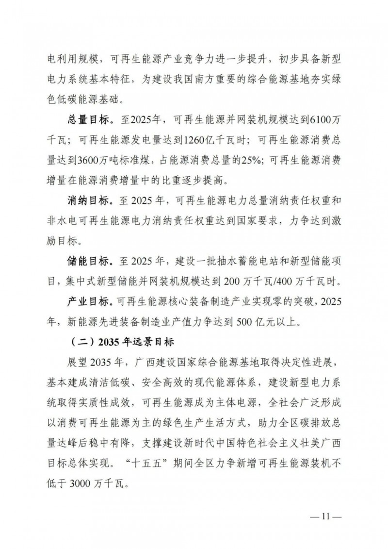 廣西“十四五”規(guī)劃：大力發(fā)展光伏發(fā)電，到2025年新增光伏裝機(jī)15GW！