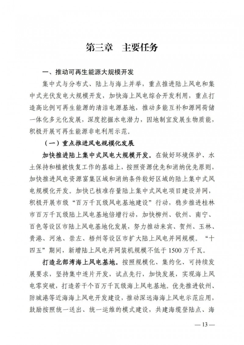 廣西“十四五”規(guī)劃：大力發(fā)展光伏發(fā)電，到2025年新增光伏裝機(jī)15GW！