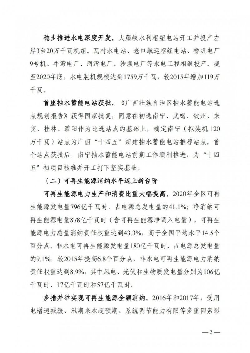 廣西“十四五”規(guī)劃：大力發(fā)展光伏發(fā)電，到2025年新增光伏裝機(jī)15GW！