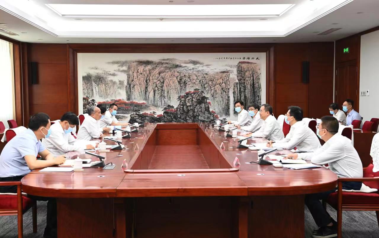 鄒磊拜會(huì)山西省委書(shū)記、省人大常委會(huì)主任林武