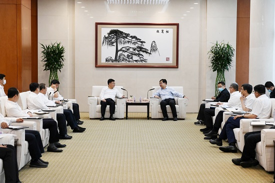 鄧建玲會(huì)見(jiàn)承德市委書(shū)記柴寶良、市長(zhǎng)王亞軍