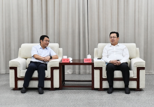 劉源拜會(huì)河北省委常委、副省長，雄安新區(qū)黨工委書記、管委會(huì)主任張國華