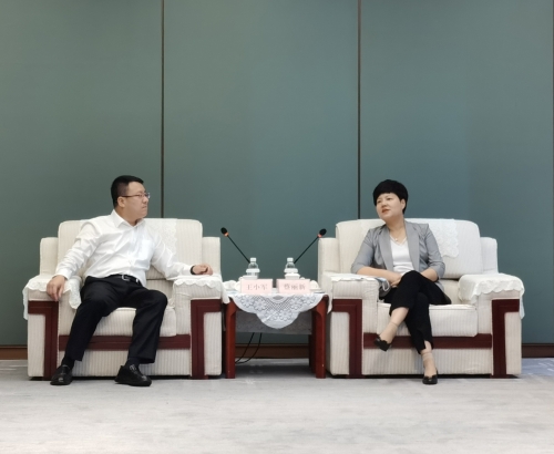 王小軍拜會廣西壯族自治區(qū)黨委常委、常務副主席蔡麗新