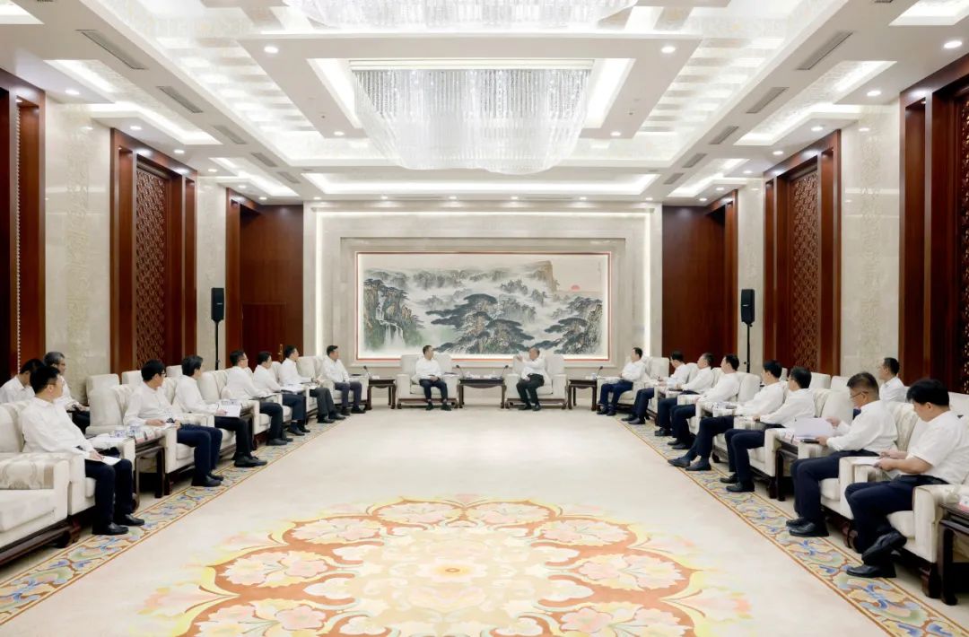 大唐集團(tuán)鄒磊、劉明勝拜會(huì)山東省委書記林武、省長周乃翔