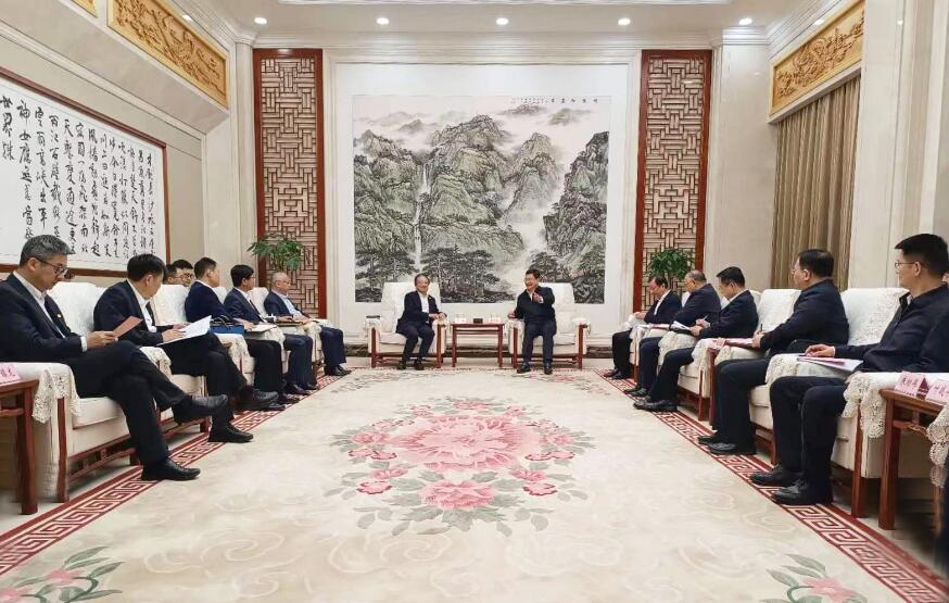 吳云拜會(huì)湖北省政府副省長、黨組成員盛閱春