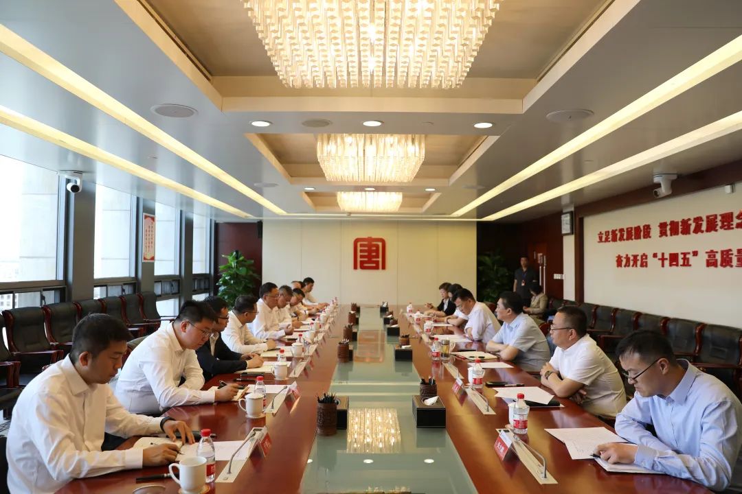 中建一局黨委書記、董事長吳愛國拜會大唐國際黨委書記、董事長王順啟