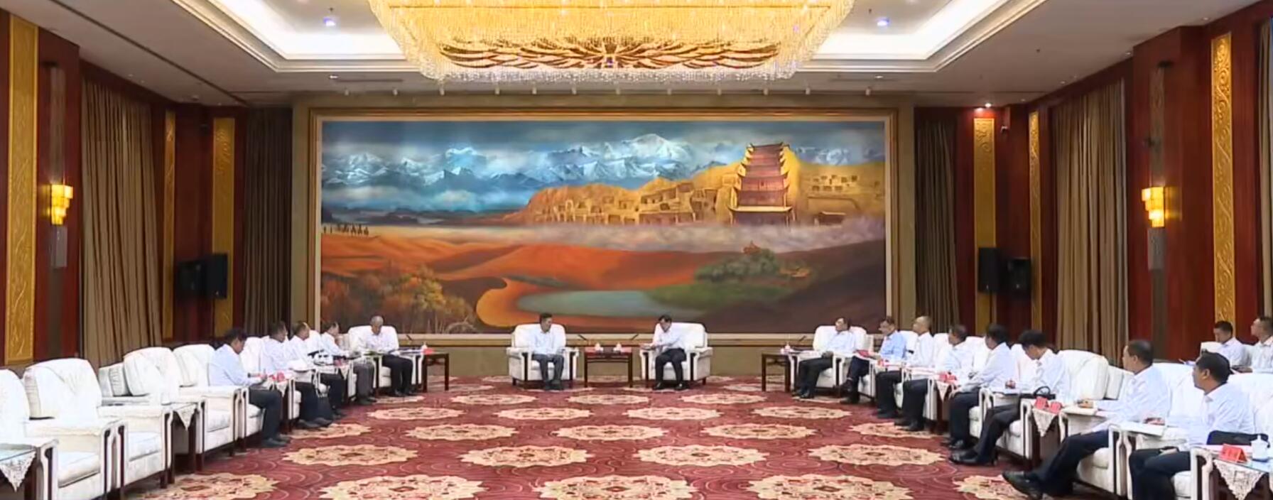 國(guó)家電投董事長(zhǎng)劉明勝、總經(jīng)理栗寶卿拜會(huì)甘肅省委書(shū)記胡昌升、省長(zhǎng)任振鶴