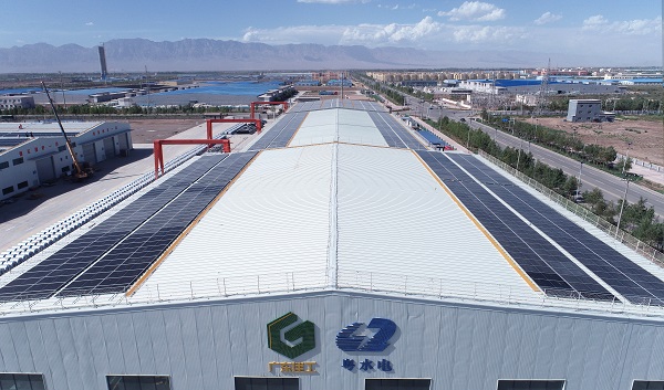 廣東省屬援疆企業(yè)在喀首個分布式屋頂光伏項目成功并網