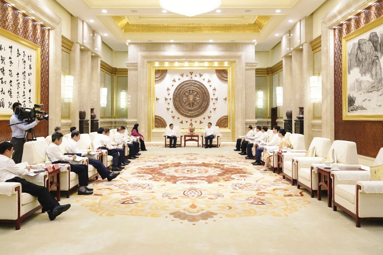 中國能建黨委書記、董事長(zhǎng)宋海良拜會(huì)廣西壯族自治區(qū)黨委書記劉寧