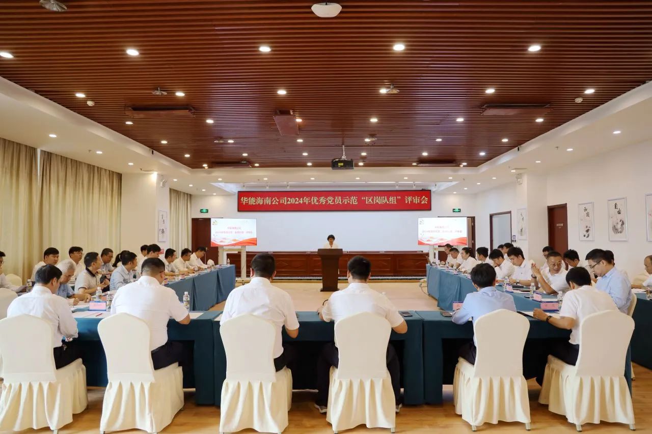 華能海南公司召開優(yōu)秀黨員示范“區(qū)崗隊組”現場評審會