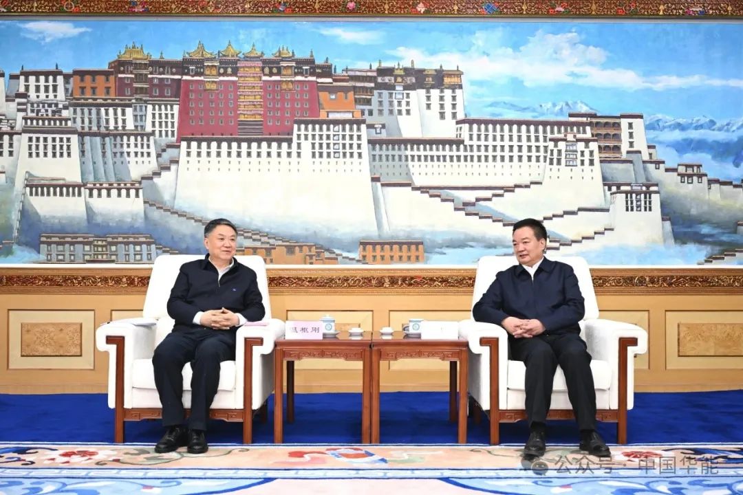 華能集團董事長、黨組書記溫樞剛拜會西藏自治區(qū)黨委書記王君正