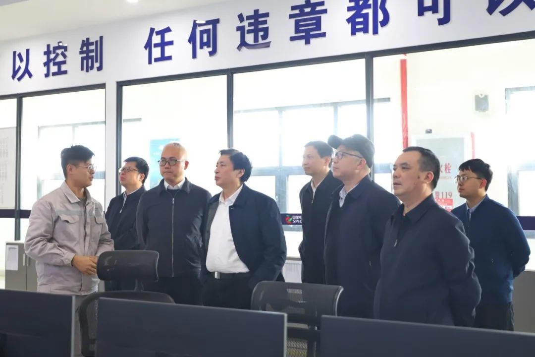 中國工程院院士謝和平調(diào)研前詹風(fēng)電、前詹港電
