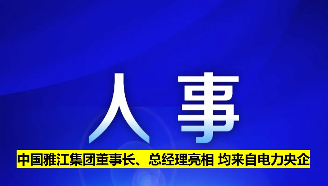 中國雅江集團(tuán)董事長、總經(jīng)理亮相 均來自電力央企